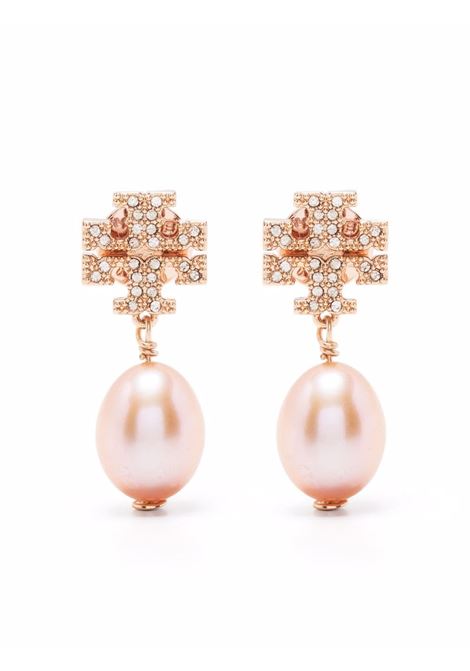 Pink kira drop earrings - women